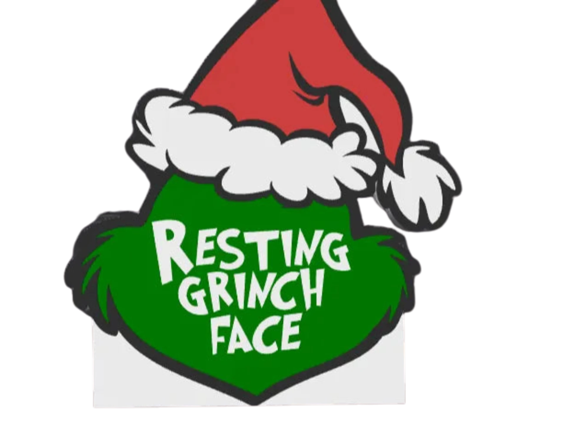 Resting Grinch face soap holder