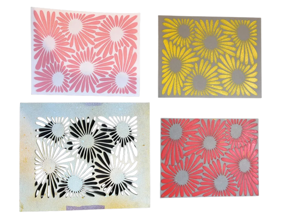 Flower stencil