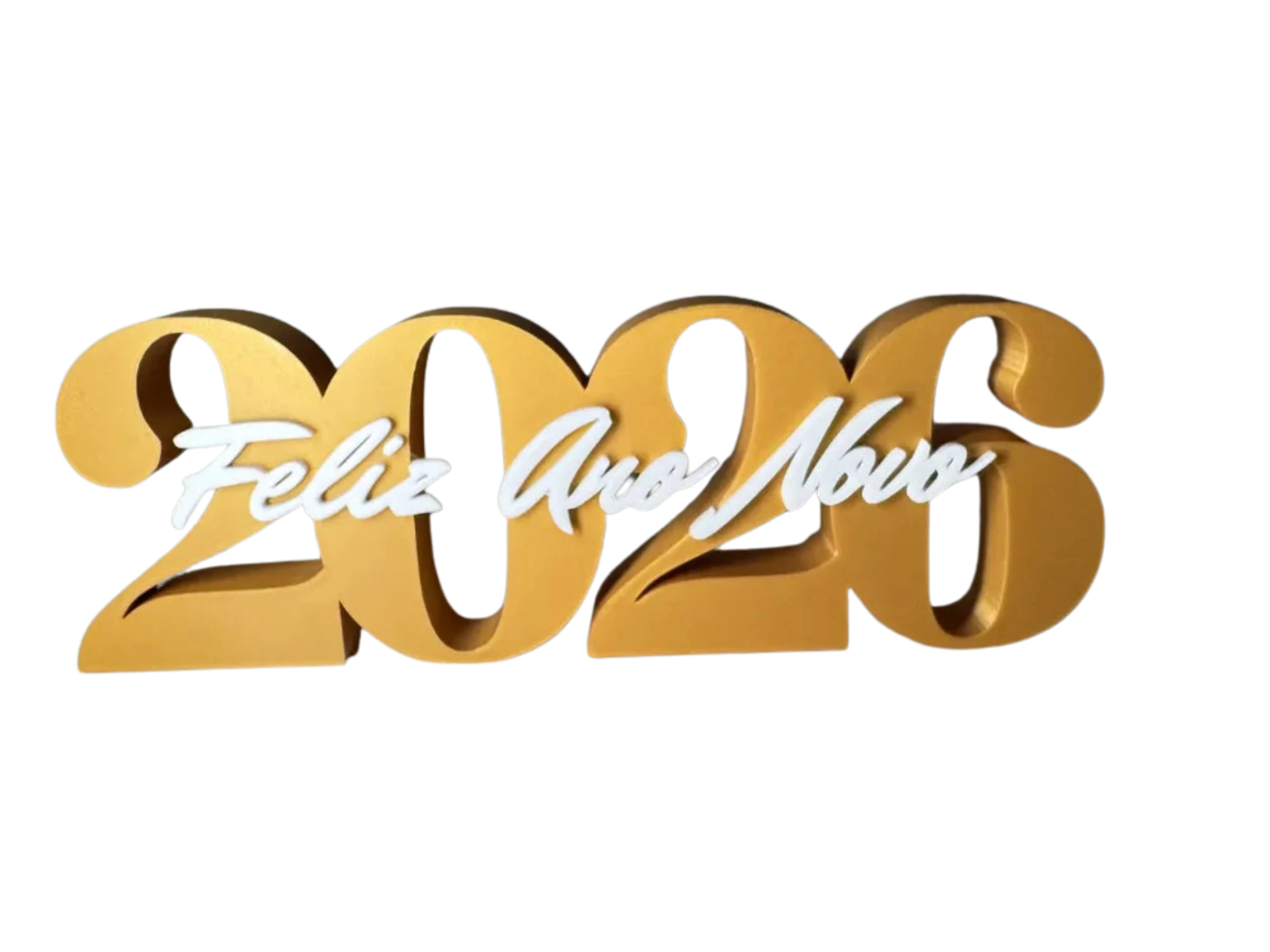 Happy New Year 2026 Decorative Plate