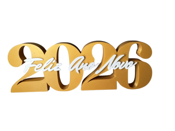 Happy New Year 2026 Decorative Plate