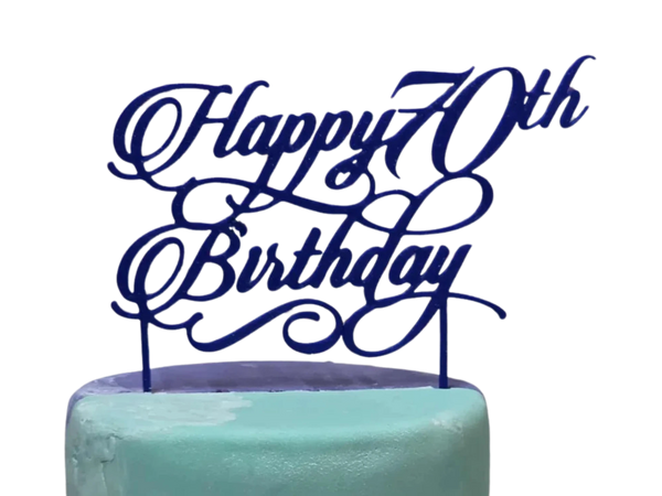 happy 70th birthday 1 colour