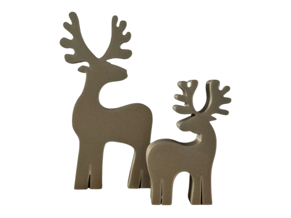 Reindeer Decor Set Minimalist Christmas Decoration