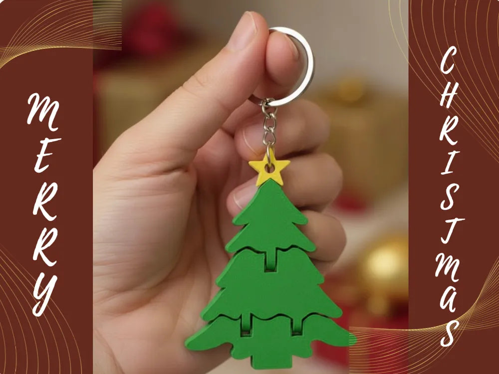 Flexi Keychain Christmas Tree