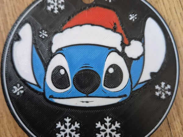 Stitch Blue Christmas