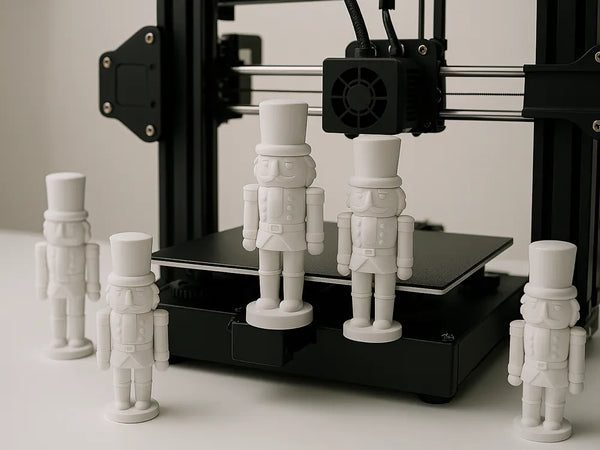 Cute White Nutcracker - Christmas