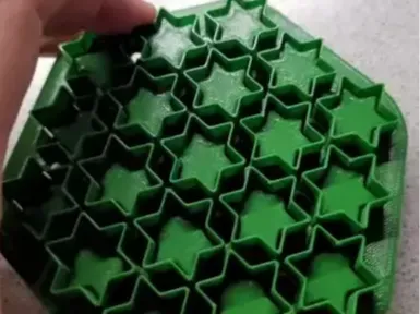 19 star cookie cutter with ejection tool