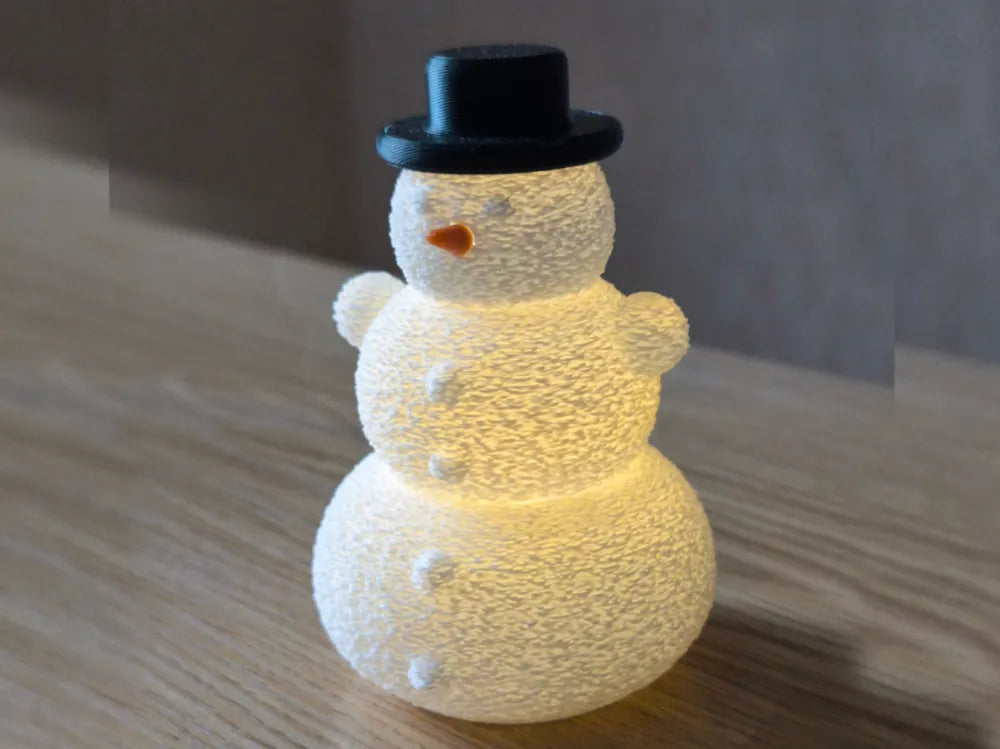 Snowman LED Candle Holder