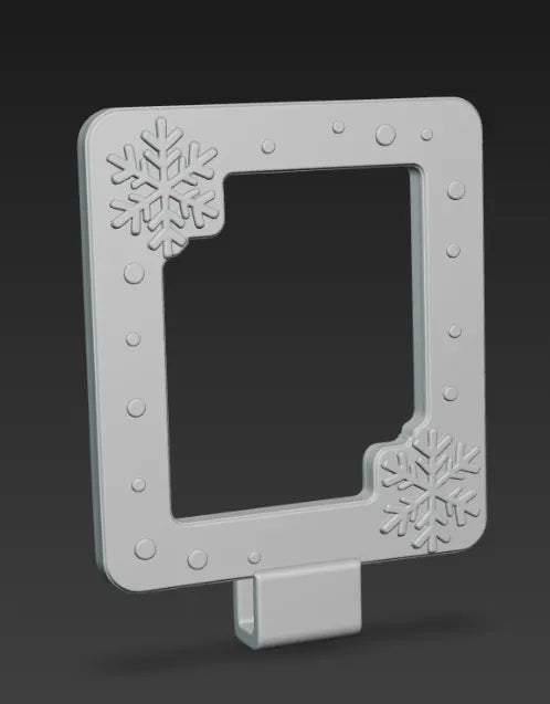 Winter Snowflake Photo Frame