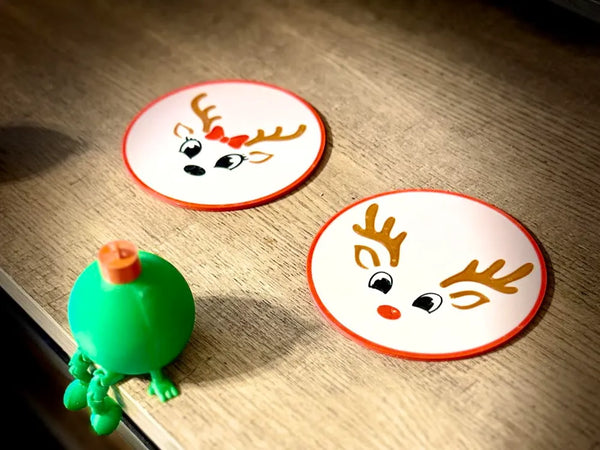 Christmas Reindeer Coasters