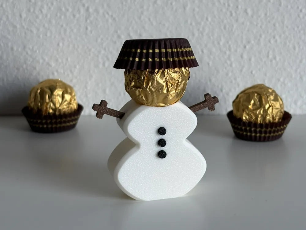 Snowman Ferrero Rocher