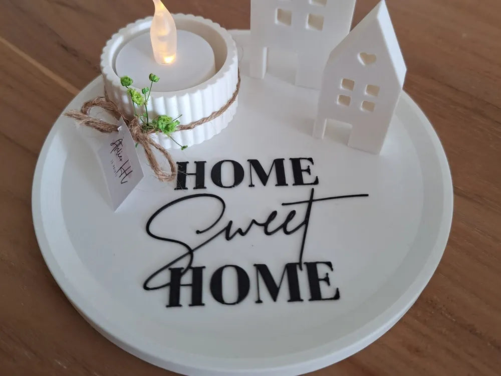 Plate Home Sweet Home - Home Decor