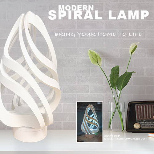 Modern 3D Printed Spinning Lamp