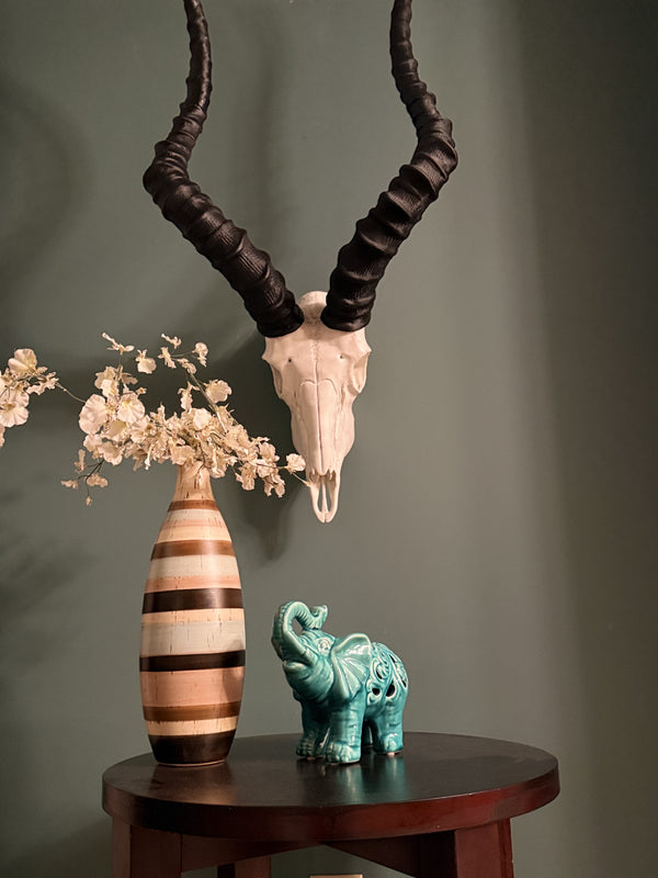 3D Printed Impala Skull Wall Mount | Modern Safari Wall Décor